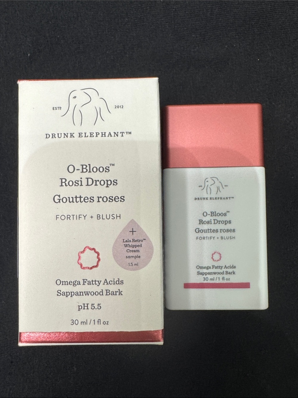 Drunk Elephant O-Bloos Rosi Drops Blush Serum